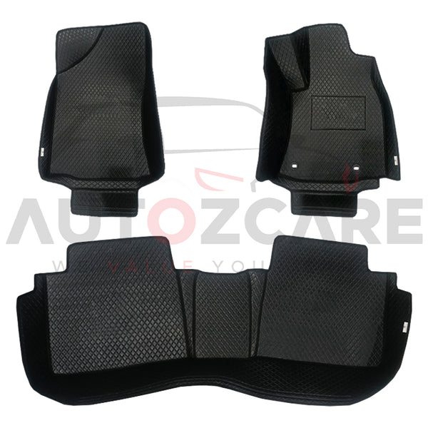 Toyota Yaris Hatchback China Rexine Floor Mat (Tray Style) 3PCS - Model 2019-2025