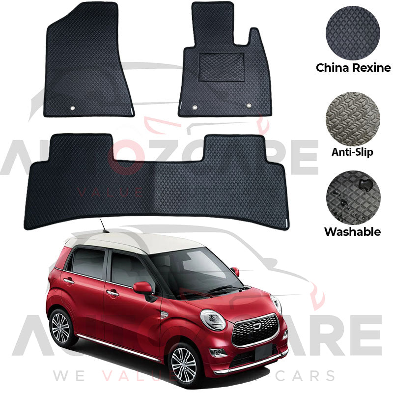 Daihatsu Cast China Rexine Floor Mat 3PCS - Model 2015-2025