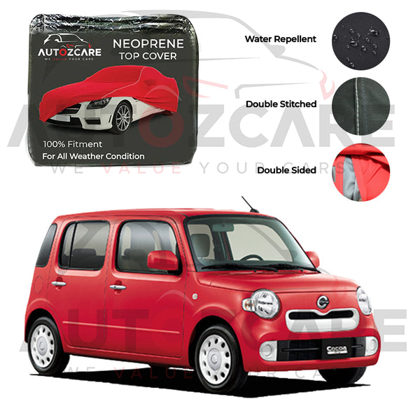 Daihatsu Mira Cocoa Microfiber Car Top Cover - Model 2009-2018