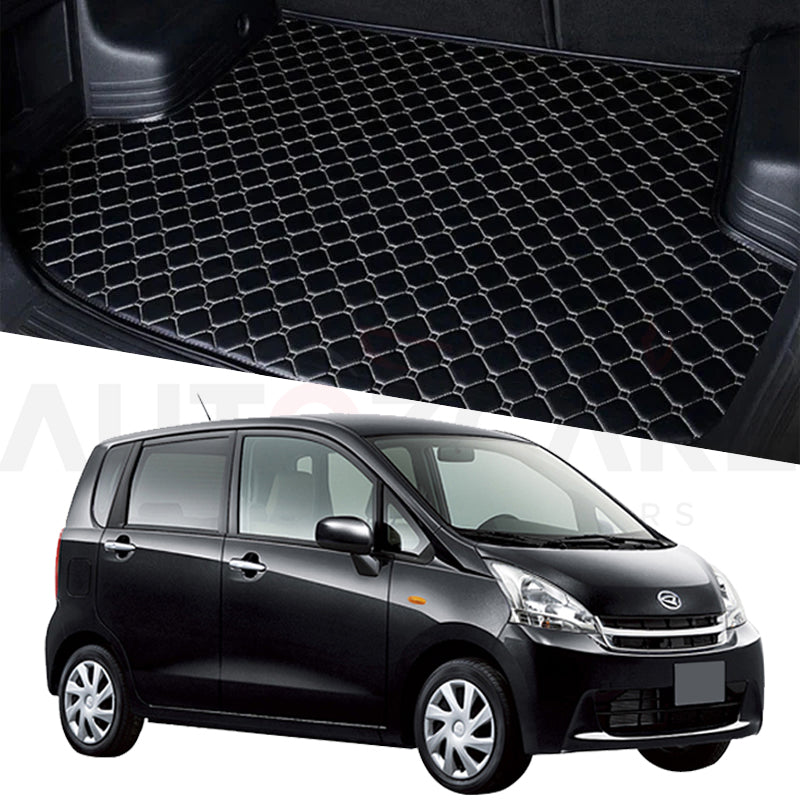 Daihatsu Move 7D Custom Car Trunk Mat - Model 2011-2014