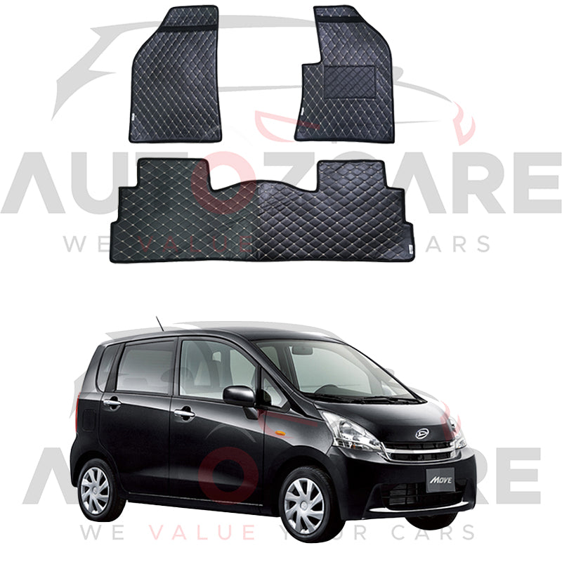 Daihatsu Move 7D Floor Mat ( Flat Style ) - Model 2011- 2014