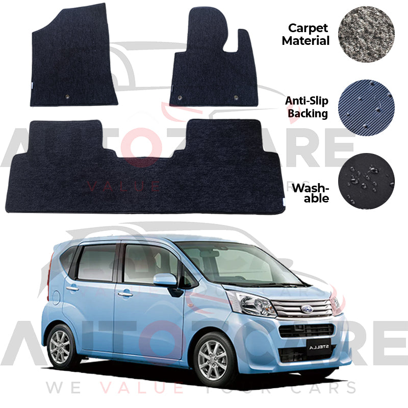 Daihatsu Move Subaru Fitting Carpet Floor Mat 3PCS - Model