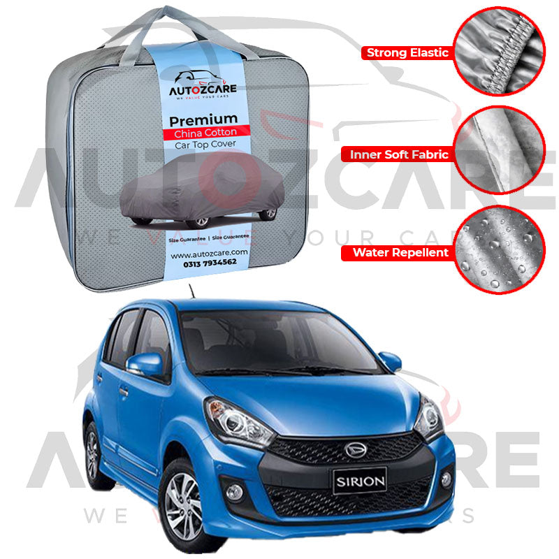 Daihatsu Sirion 2010-2015 | China Cotton Top Cover | Soft Inner Fabric