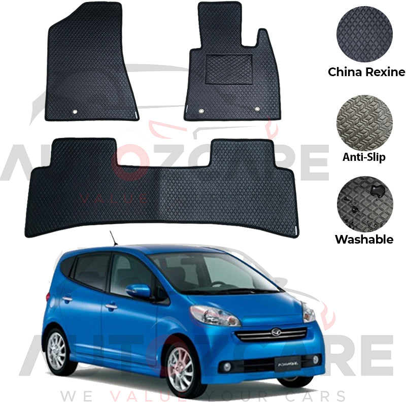 Daihatsu Sonica China Rexine Floor Mat 3PCS - Model 2006-2009