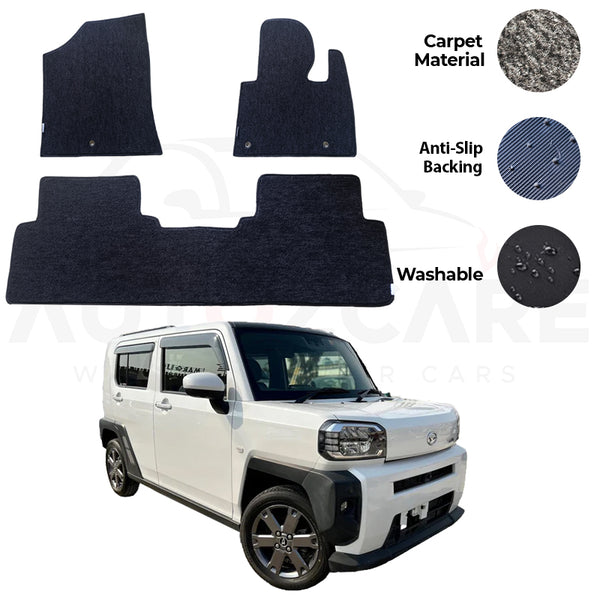 Daihatsu TAFT Fitting Carpet Floor Mat 3PCS - Model 2024