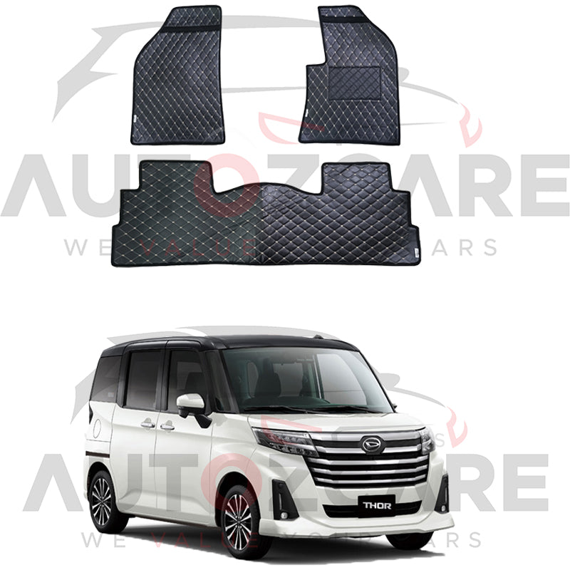 Daihatsu THOR 7D Floor Mat ( Flat Style ) 3PCS - Model 2025