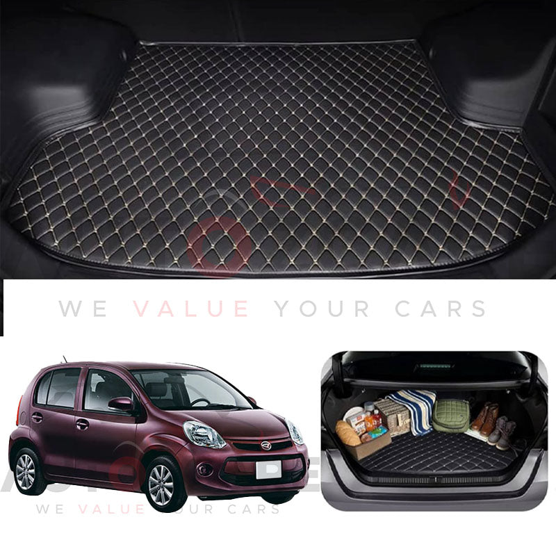 Daihatsu Boon 7D Custom Car Trunk Mat - Model 2010-2018