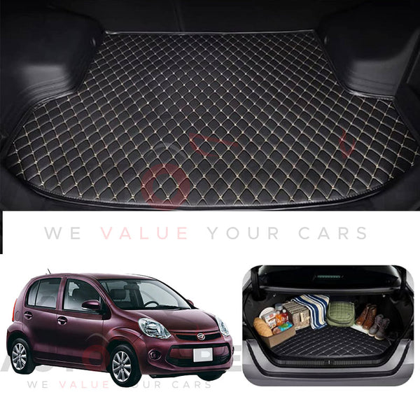 Daihatsu Boon 7D Custom Car Trunk Mat - Model 2010-2018