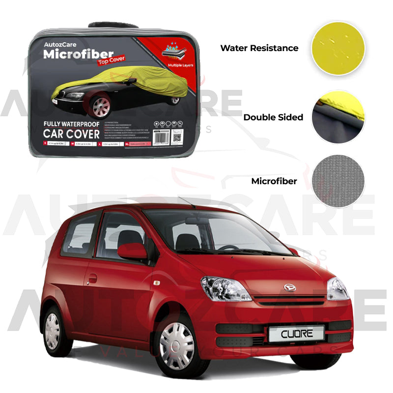 Daihatsu Cuore Microfiber Car Top Cover - Model 2000-2012