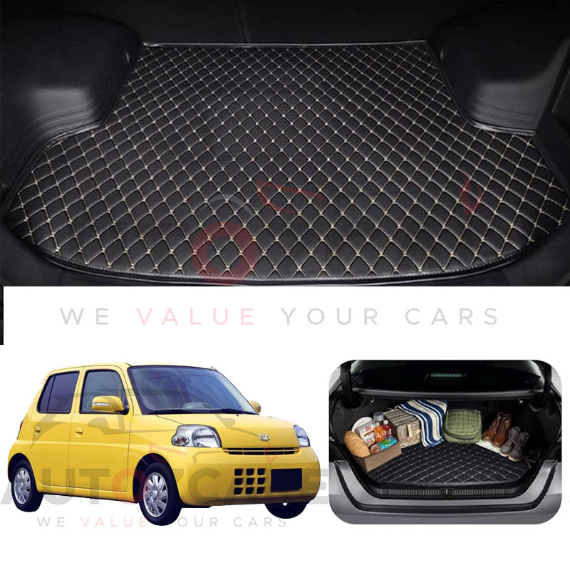 Daihatsu Esse 7D Custom Car Trunk Mat - Model 2005-2011