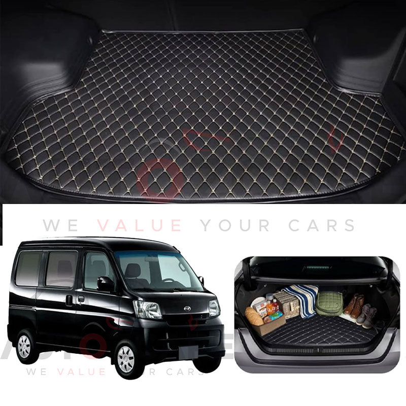 Daihatsu Hijet 7D Custom Car Trunk Mat - Model 2010-2014