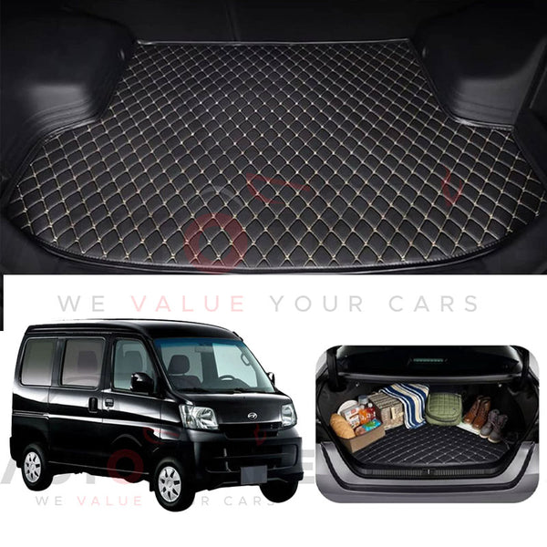 Daihatsu Hijet 7D Custom Car Trunk Mat - Model 2010-2014