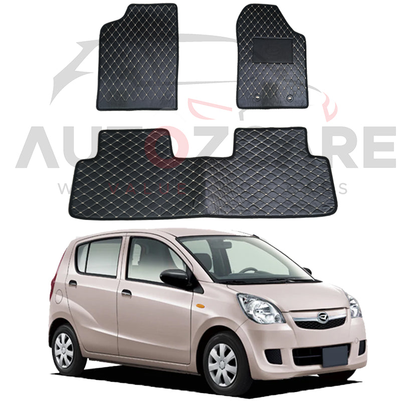 Daihatsu Mira 7D Floor Mat ( Flat Style ) - Model 2006-2017