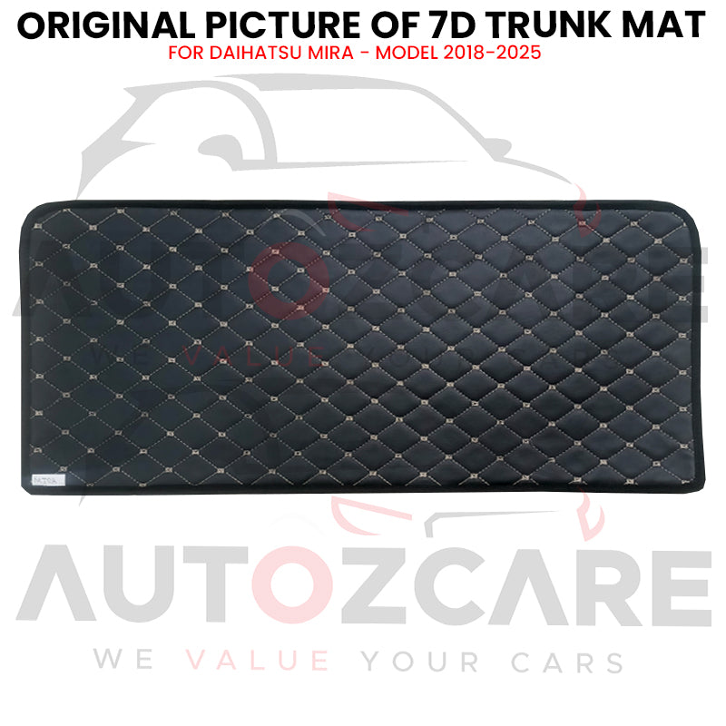 Daihatsu Mira 7D Custom Car Trunk Mat - Model 2018-2025