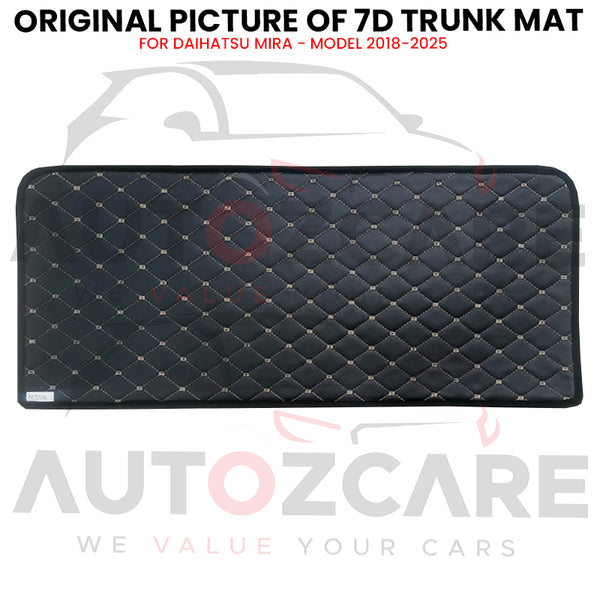 Daihatsu Mira 7D Custom Car Trunk Mat - Model 2018-2025