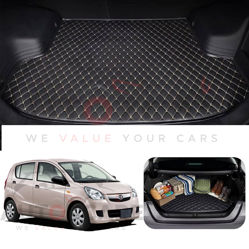 Daihatsu Mira 7D Custom Car Trunk Mat - Model 2006-2017