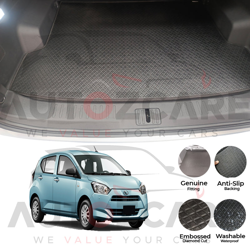 Daihatsu Mira China Rexine Custom-Size Trunk Mat - Model 2018-2025