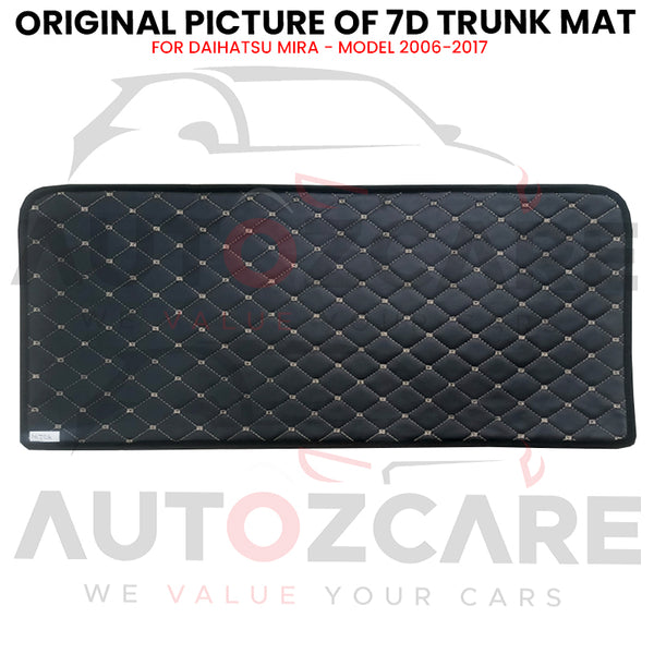 Daihatsu Mira 7D Custom Car Trunk Mat - Model 2006-2017