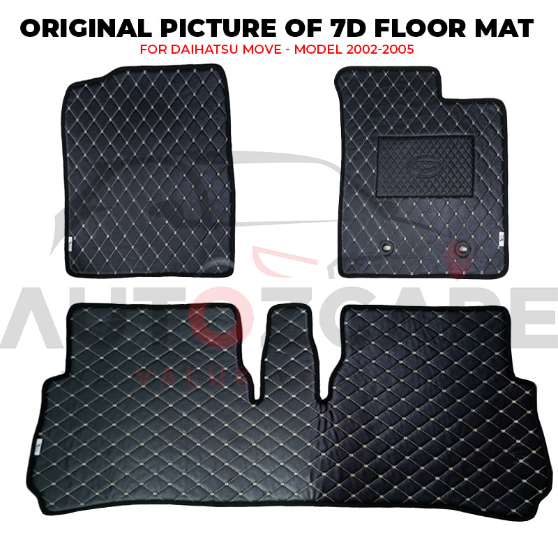 Daihatsu Move 7D Floor Mat ( Flat Style ) - Model 2002- 2005