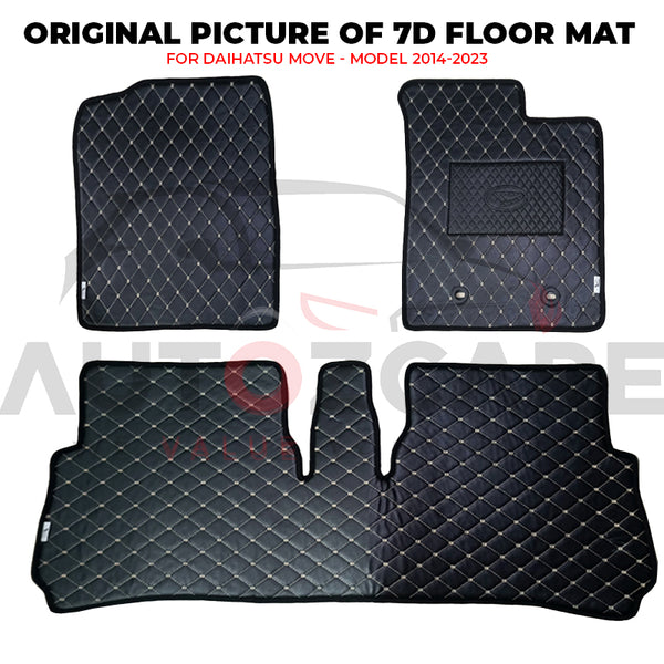 Daihatsu Move 7D Floor Mat ( Flat Style ) - Model 2014- 2023