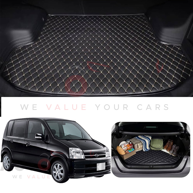 Daihatsu Move 7D Custom Car Trunk Mat - Model 2002-2005