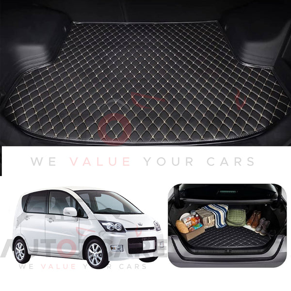 Daihatsu Move 7D Custom Car Trunk Mat - Model 2006-2010