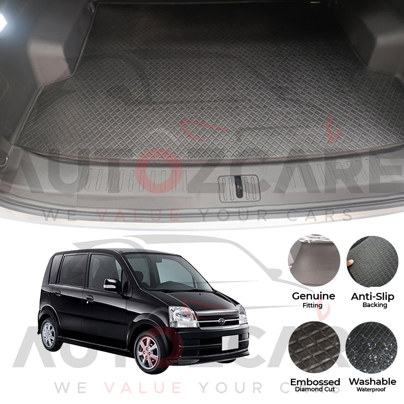Daihatsu Move China Rexine Custom-Size Trunk Mat - Model 2002-2005