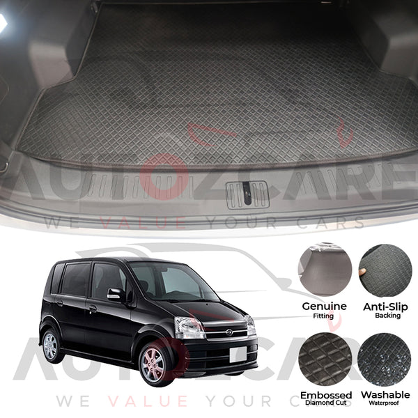 Daihatsu Move China Rexine Custom-Size Trunk Mat - Model 2002-2005
