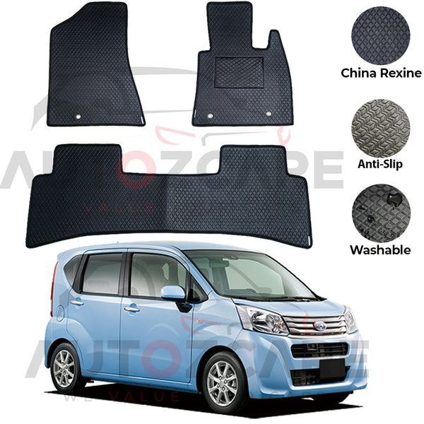 Daihatsu Move Subaru Stella China Rexine Floor Mat 3PCS - Model 2011-2025
