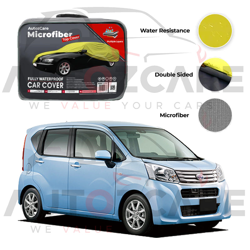 Daihatsu Move Subaru Stella Microfiber Car Top Cover - Model 2011-2025