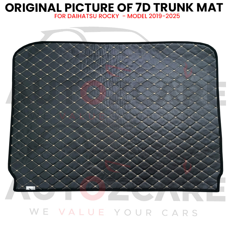 Daihatsu Rocky 7D Custom Car Trunk Mat - Model 2019-2025