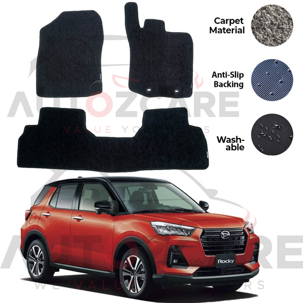 Daihatsu Rocky Genuine Fitting Carpet Floor Mat 3PCS - Model 2019-2025