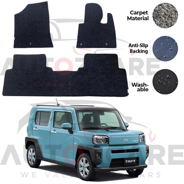 Daihatsu TAFT Fitting Carpet Floor Mat 3PCS - Model 2020-2025