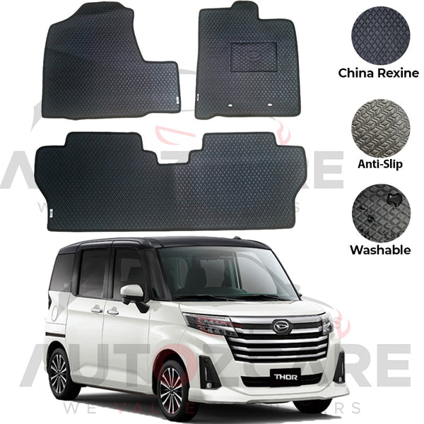 Daihatsu Thor China Rexine Floor Mat 3PCS - Model 2016-2025