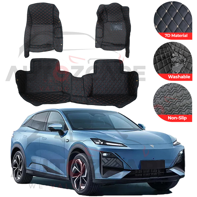 Changan Deepal S07 7D Floor Mat (Tray Style) 3PCS - Model 2024-2025