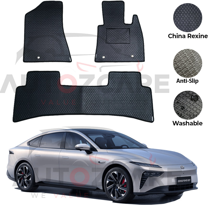 Dongfeng 007 China Rexine Floor Mat 3PCS - Model 2025-2026