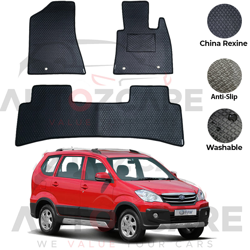 Faw Sirius China Rexine Floor Mat 3PCS - Model 2013-2018