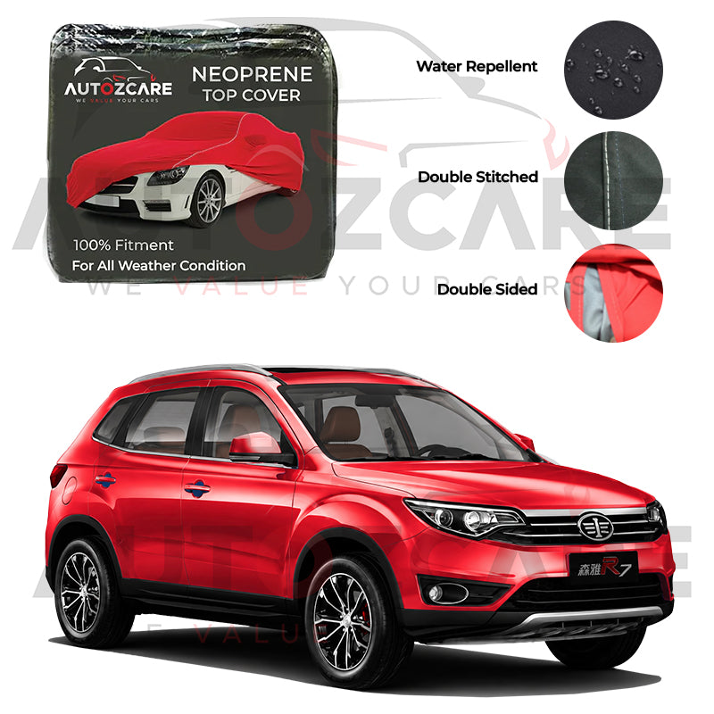 Faw Serya S7 Neoprene Car Top Cover - Model 2016-2018
