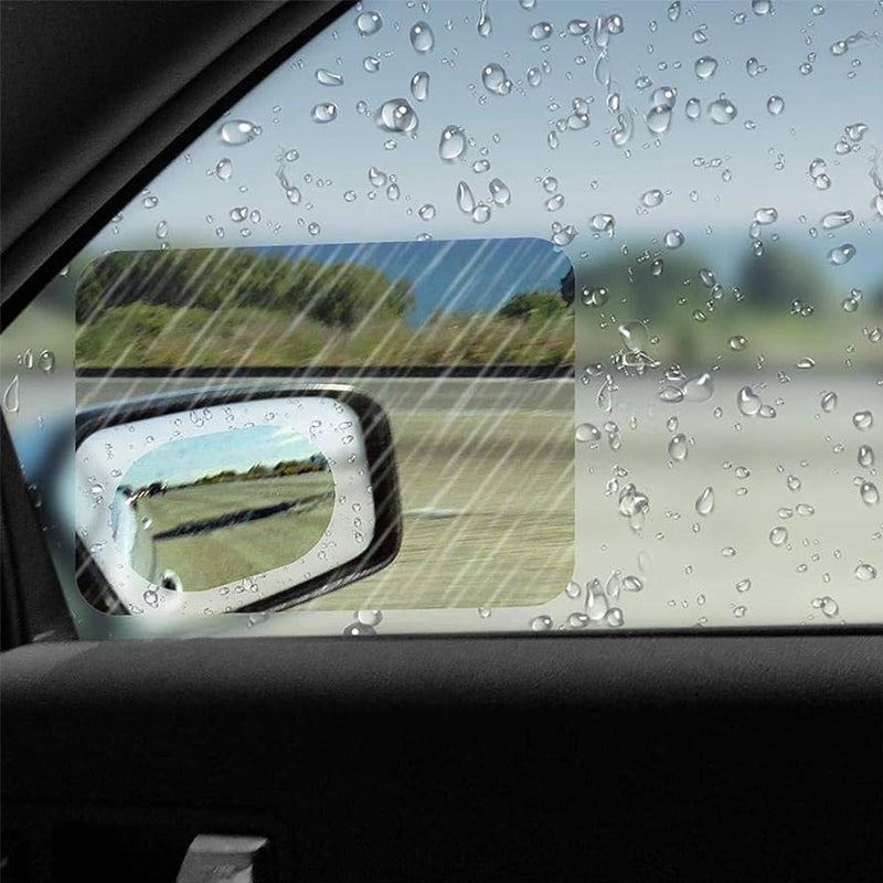 Rainproof Film Sticker Car Rearview Mirror protective Rain Proof Anti Fog Waterproof Sticker Car Window Transparent Sticker - AutozCare Pakistan
