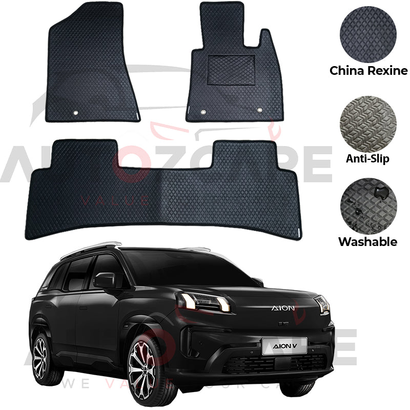 GAC Aion-V China Rexine Floor Mat 3PCS - Model 2026