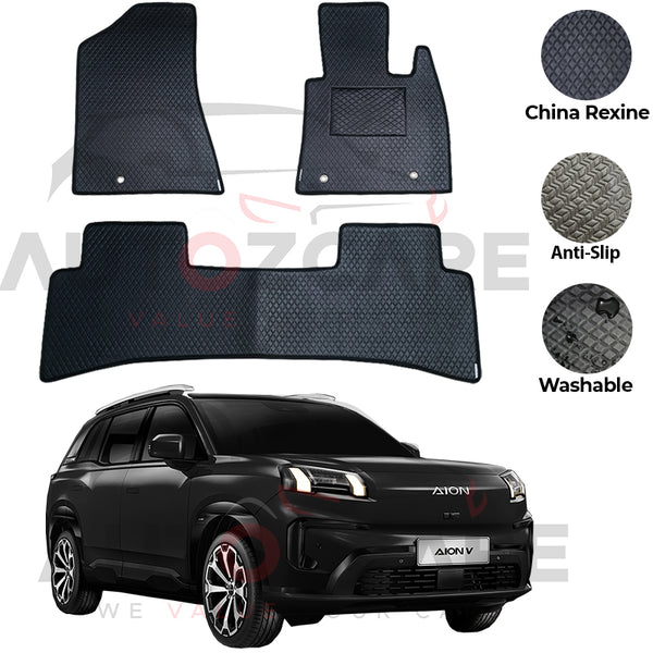 GAC Aion-V China Rexine Floor Mat 3PCS - Model 2026