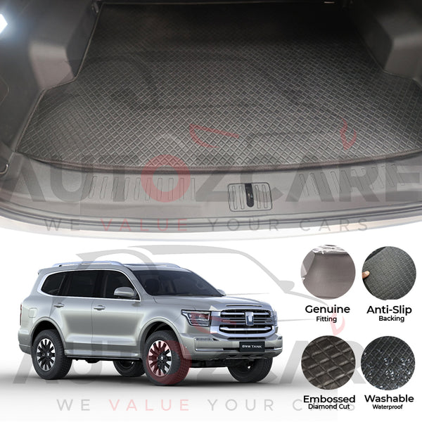 GWM Tank 500 China Rexine Custom-Size Trunk Mat - Model 2024-2025