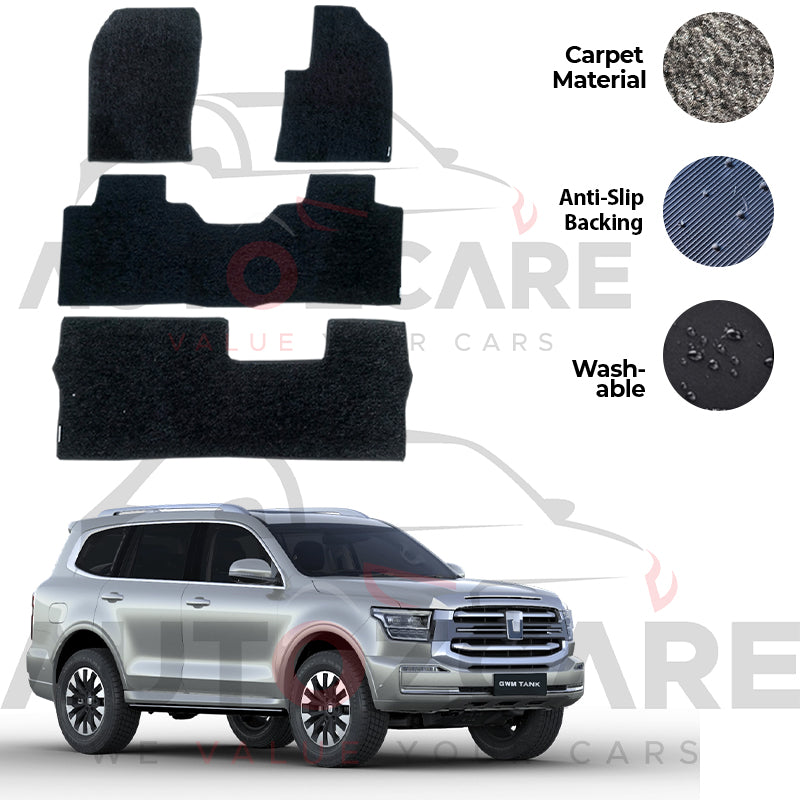 GWM Tank 500 Genuine Fitting Carpet Floor Mat 4PCS - Model 2024-2025
