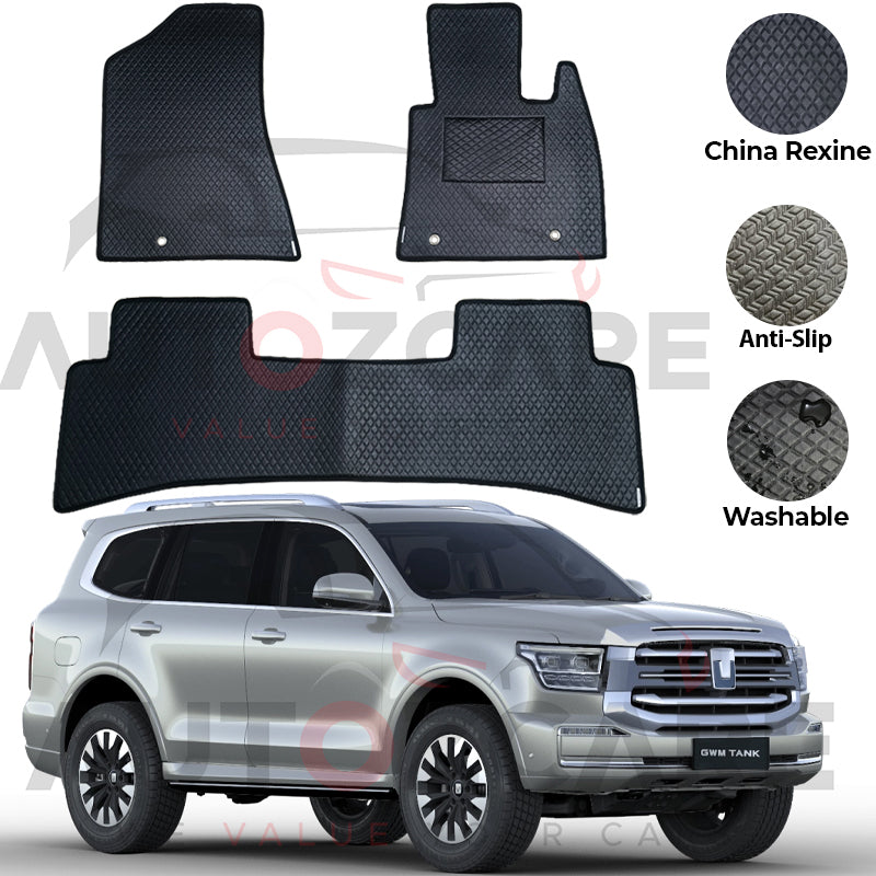 GWM Tank 500 China Rexine Floor Mat 4PCS - Model 2024-2025