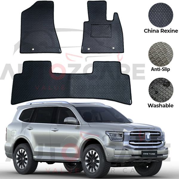 GWM Tank 500 China Rexine Floor Mat 4PCS - Model 2024-2025
