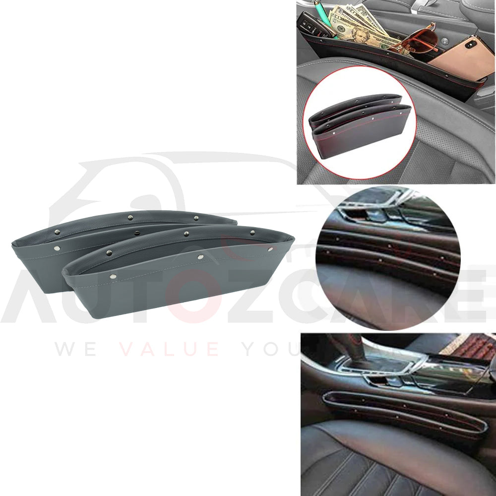 Car Seat Gap Filler Organizer | Leather Seat Gap Filler