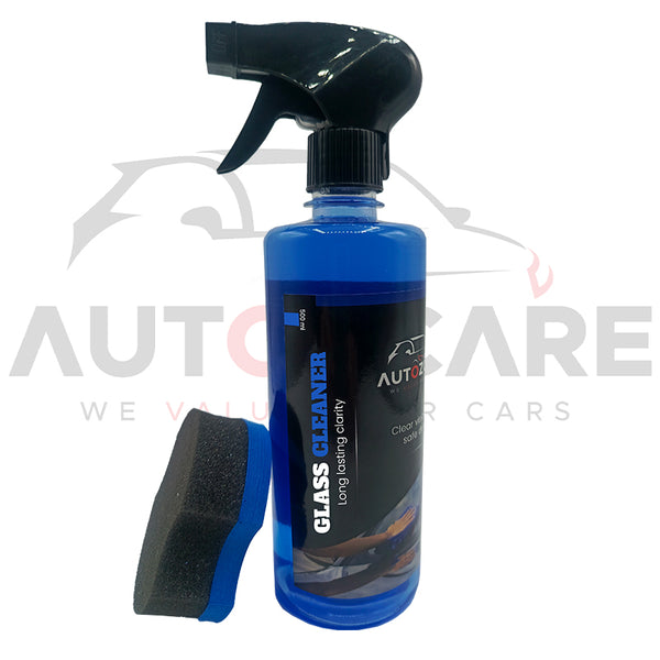 AutozCare Glass Cleaner with Cleaning Applicator Pad (Pack Of 2)
