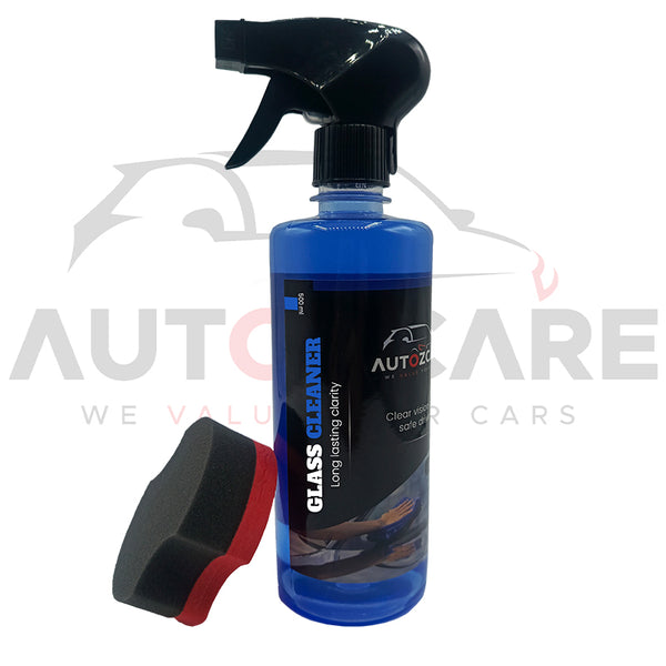 AutozCare Glass Cleaner with Cleaning Applicator Pad (Pack Of 2)