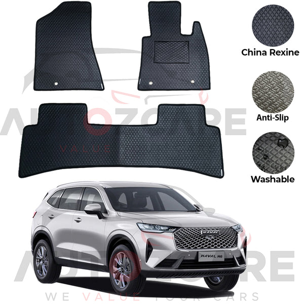 Haval H6 China Rexine Floor Mat 3PCS - Model 2021-2025