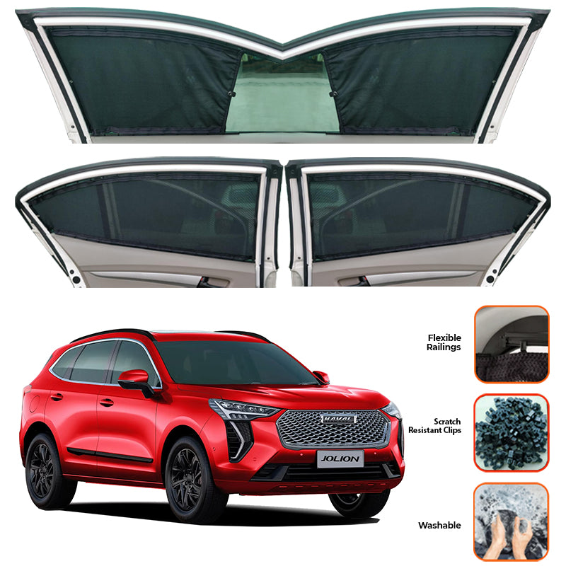 Haval Jolion  Custom Car Sliding Curtains - Model 2021-2025